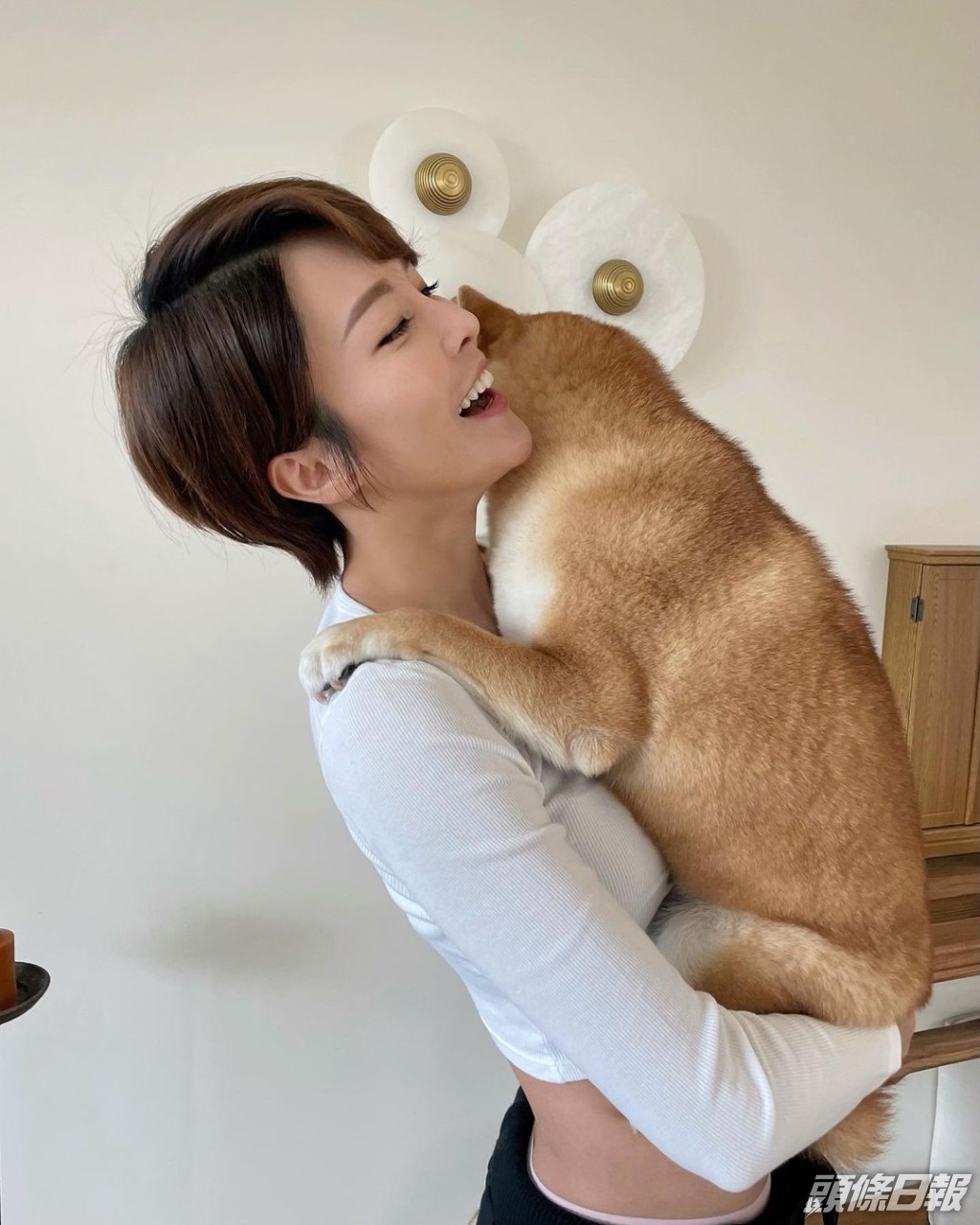 張曦雯指Nala體育達13kg。